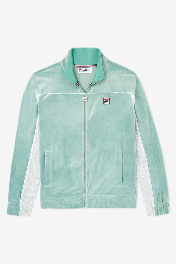 Fila Jakke Herre Grønn Cisco Velour 478103-CRZ